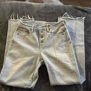 Old Navy Denim Jeans, Flare Ankle, High rise, size 0